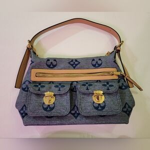 Designer Inspired Monogram Shoulder Bag